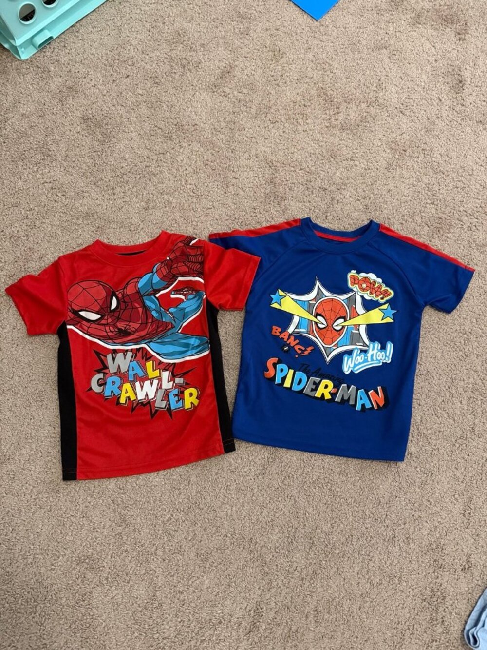 2: 4T Spider-Man boys shirts (like new)